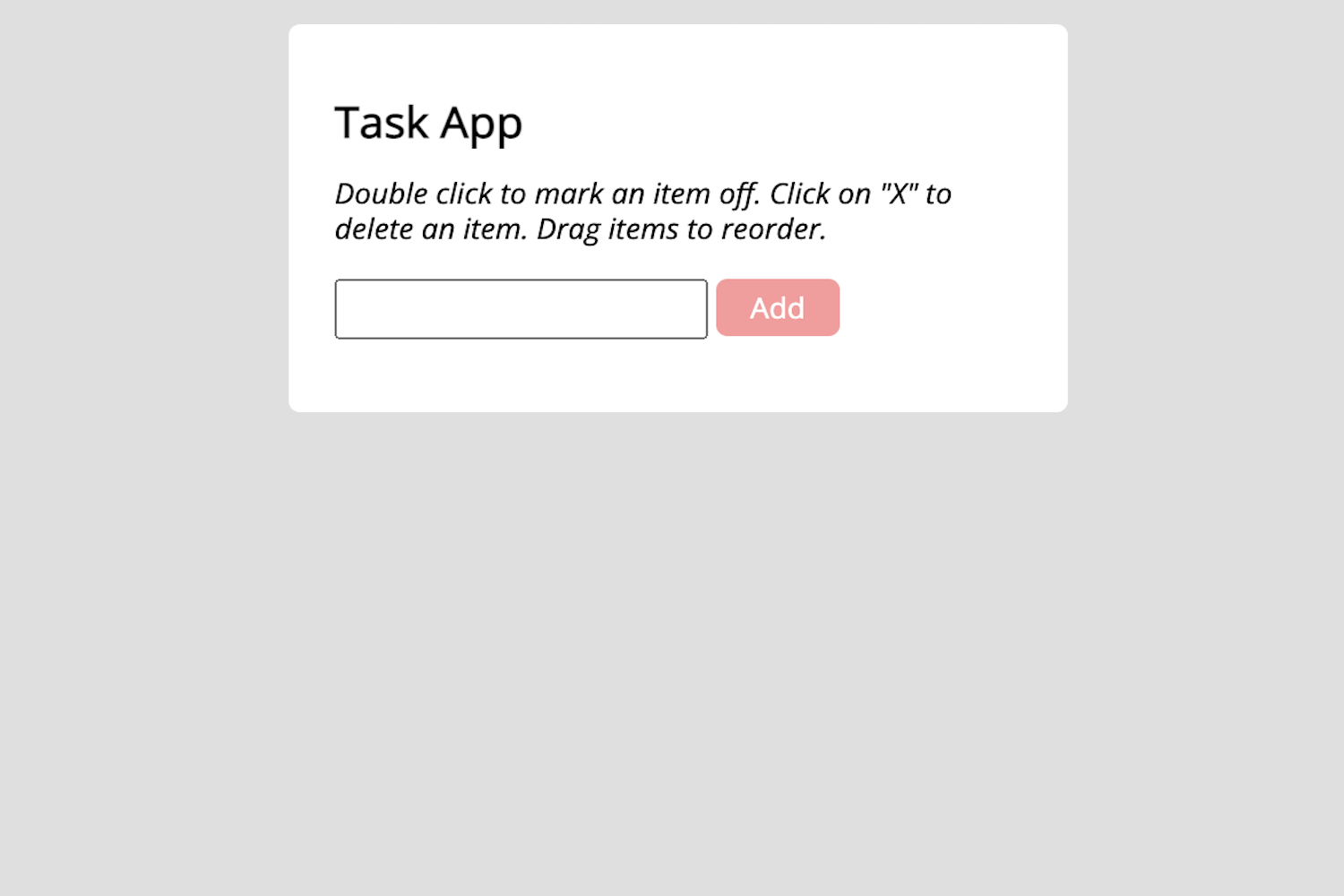 Task List App